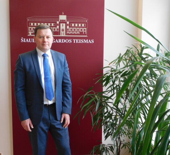 Teisėjas Audrius Sadauskas pradėjo darbą Šiaulių apygardos teisme                              