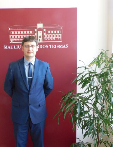 Teisėjas Martynas Galvičius pradėjo darbą Šiaulių apygardos teisme                              