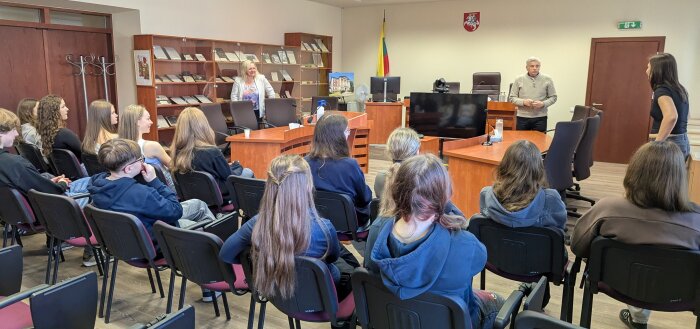 Šiaulių apygardos teisme – moksleivių karjeros mugė 